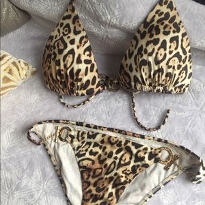 Victoria’s Secret leopard print bikini
